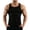 Black, variant on JTSRKL Ribbed Tank Tops for Men Slim Fit Sleeveless Textured Lightweight Breathable Shirts Stretchy Summer Training Beach Soft Fit Wear Tees