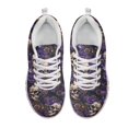 thumbnail image 2 of chaqlin Gothic Skull Sneakers for Women Men Size 11 Comfortable Slip On Walking Shoes Rose Print Lace-Up Running Shoes Outdoor Training Flats, 2 of 7