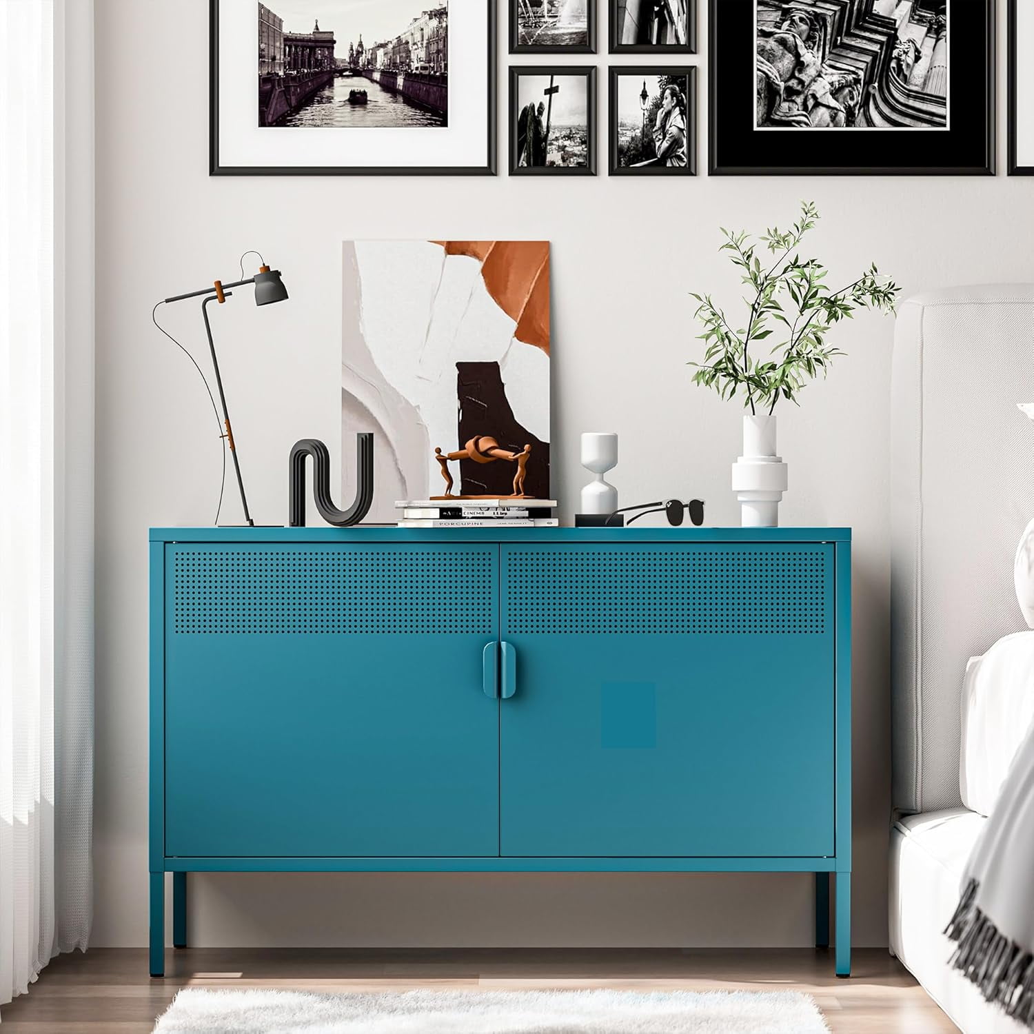 Metal Locker Novogratz Cache 2 Door Style Storage Accent Cabinet