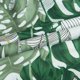 thumbnail image 5 of Funda Nórdica Verde Reina 100% Algodón Costa Monstera Hojas Funda Nórdica 3 Piezas, 5 of 6
