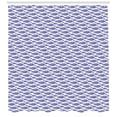 thumbnail image 3 of Nursery Shower Curtain, Cartoon Style Repeating Curly Clouds Kids Design Sky Elements with Swirls, Fabric Bathroom Set with Hooks, 69W X 84L Inches Extra Long, Violet and White, by Ambesonne, 3 of 3