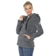 thumbnail image 2 of White Mark Women's Hooded Sherpa Jacket, 2 of 6