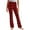 1Red124, variant on XAOFW Kids Pants Flare Leg Girls Plaid Stretch Comfy Everyday Flowy Elastic Waistband School Playground Long Stylish Leisure Club Party Slacks