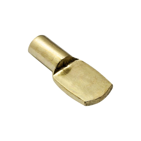 Pernos de soporte para repisas Rok de 1/4" con acabado latón, alta resistencia, paquete de 50