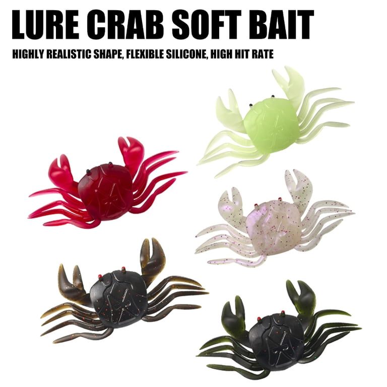 crab lures fishing Cranka - Bream & Bass Lure (Patent Pending) the Crab Caller emits natural acoustic signals that research and field studies have shown can attract multiple species of crustaceans Nikko Super Little Crab 1"