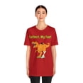 thumbnail image 3 of Funny Amputee T-Shirt “Peg-Asaurus Bone leg V1” Humor Crew Neck T-Shirt, 3 of 4