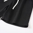 thumbnail image 7 of FRSASU Sweat Shorts for Men Cotton Athletic Casual Shorts with Pockets for Gym Workout Lounge Comfy Summer Shorts Clothes Black, 7 of 7