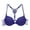 Blue, variant on XMMSWDLA Women's Strappy Sports Bra Criss Cross Back V Neck Yoga Workout Bra Tops Wireless Bras for Women Bras for Women Full Coverage