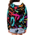 thumbnail image 2 of POLERO 6-7 Years Boys Zip Up Hoodies Kids Color Graffiti Graphic Hooded Sweatshirt with Pockets Casual Winter Jackets, 2 of 7