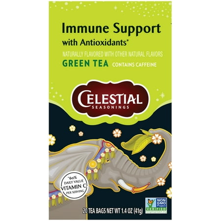 Celestial Seasonings Immune Support with Antioxidants Green Tea Bags (20 Count)