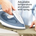 thumbnail image 6 of Conair CompleteSteam Compact Iron, 1100W, Auto Shutoff, Adjustable Temp & Steam, 6 of 10