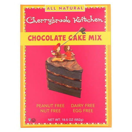 Cherrybrook Kitchen Cake Mix - Chocolate - pack of 6 - 19.5 (Best Vegan Chocolate Cake)