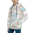 thumbnail image 2 of Cinnamoroll Youth Hoodie Long Sleeve Pullover Casual Sweatshirt Hooded Boys Girls, 2 of 9