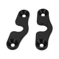 Sun Visor Clip Repair Kit Aluminum Alloy Black Anodized Replacement for