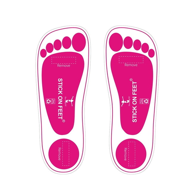 Almohadillas de bronceado para pies Spray Tan, 60 pares, color rosa