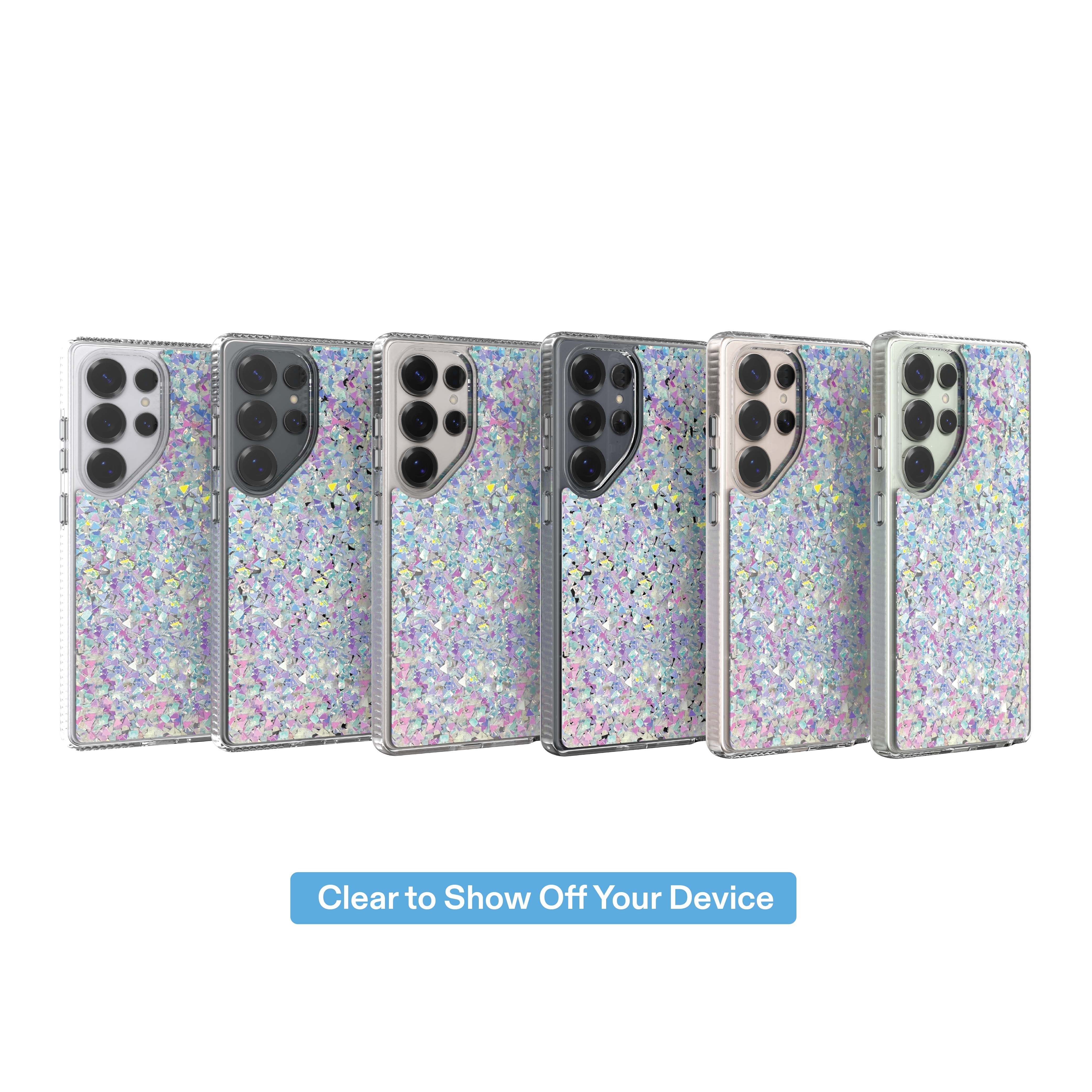 onn Phone Case for Samsung Galaxy S25 Ultra - Iridescent Glitter Fleck