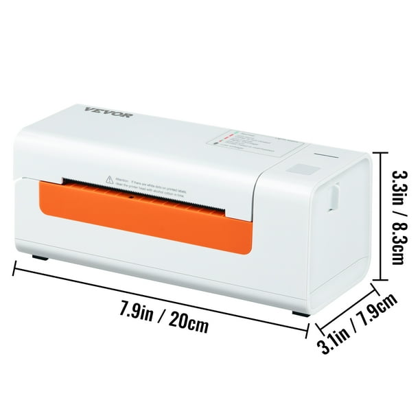 VEVOR Thermodrucker für Etiketten 4 x 6 Barcode Auflösung 300 DPI, USB VEVOR Thermodrucker für Etiketten 4 x 6 Barcode Auflösung 300 DPI, USB