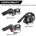thumbnail image 3 of Filtre Pivotant pour Aspirateur à Main Black And Decker Bdh2000pl, Filtres Pvf110, Lot de 4, 3 of 5