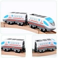 thumbnail image 7 of HCTSHG Motorised Rail Train, Remote Control Train with Magnetic Connection, Battery Operated Locomotive Front Compartment,Motorized Locomotive for Track, Battery Operated Train, 7 of 7