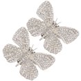 thumbnail image 4 of KAKOWELY 1 Pair Bride Shoe Clips Butterfly Shoe Decorations Wedding Rhinestone Shoe Clips,1.97X"X1.57"X0.39", 4 of 5