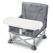 Summer by Ingenuity Pop 'N Sit Portable Infant Booster Seat, Grey, 6+ Months