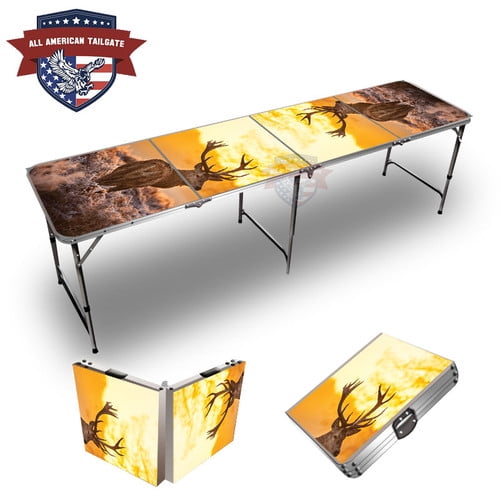 Deer Sunset 8ft Tailgate Table