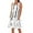 A042-White, variant on SAATLERI Womens Summer Dresses Fashion Casual Plus Size Sundresses for Women Floral Print Sleeveless Crew Neck Tank Dresses with Pockets