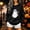 Black, variant on Alllist Women'S Fall Winter Tops Long Sleeve Crew Neck Halloween Black Sweatshirt Relaxed Fit Bat Ghost Refined Tops Black,L