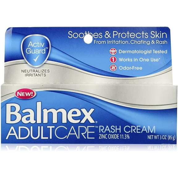 Balmex Adult Care Rash Cream, 3 oz