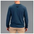 thumbnail image 3 of VORTEX Men Core Logo T-Shirt, Color: Navy Heather, Size: L (221-02-NAH-L), 3 of 3
