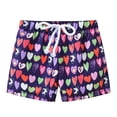 thumbnail image 2 of Kkkded Kids Boys Girls Shorts 2-8Y Baby Toddler Summer Print Short Pants Little Boys Girls Athletic Shorts Elastic Casual Drawstring Shorts Pants, 2 of 8