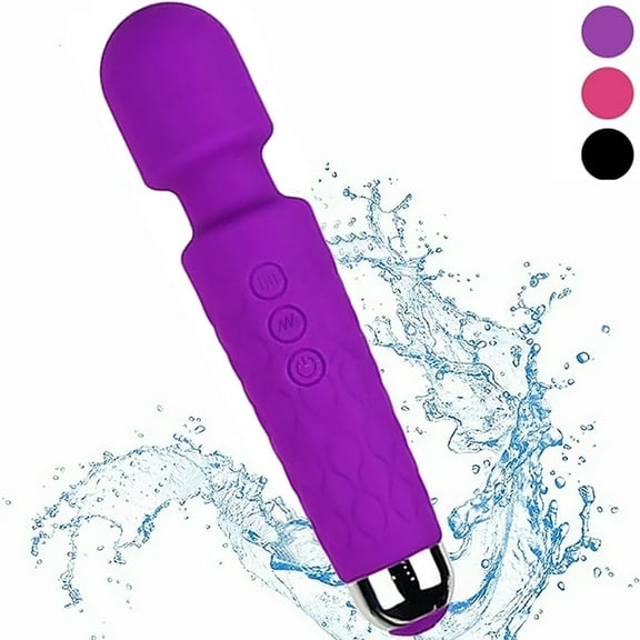Sihohan Percussion Mini Handheld Electric Personnal Massager Wand Rechargeable&Waterproof Handheld Deep Tissue Neck Back Massager for Shoulder, Leg, Calf, Foot, Muscle, and Back Pain Relief(Purple)