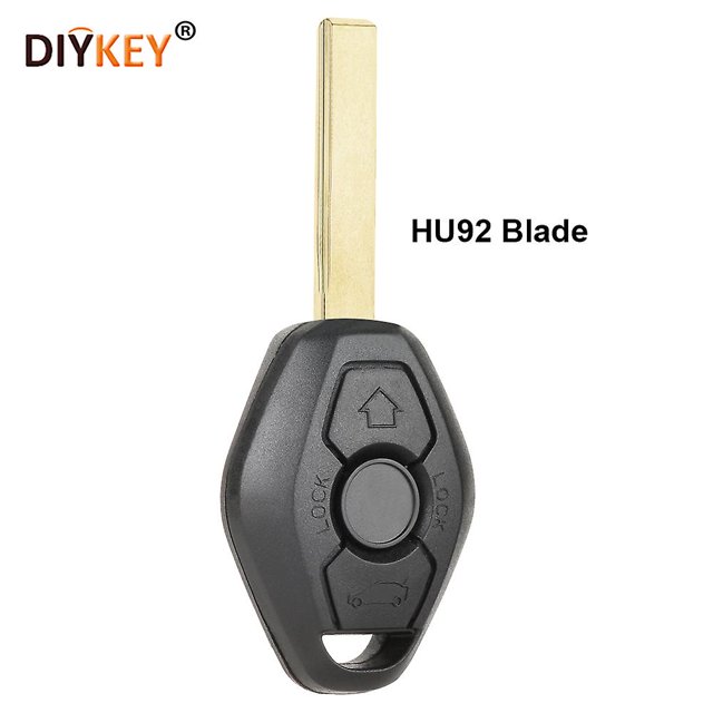 3 Buttons Replacement Remote Key Shell For Bmw Z3 Z4 X3 X5 E36 325i 3 5 7 525i 330i Hu92/hu58 Blade 315/434mhz