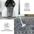 thumbnail image 7 of FairOnly Grey 9'x12'Modern Machine Washable Non Slip Low Pile Area Rug for Living Room Soft Stain Resistant Indoor Rug for Bedroom Kitchen Dinning Room, 7 of 7