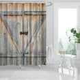 thumbnail image 2 of Pattern B Shower Curtain Polyester Waterproof Bathroom Decor 35x71 Inches, 2 of 3