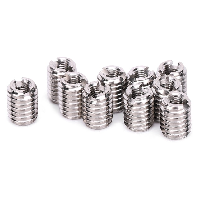 Thread Repair Tool Effective Stainless Steel Thread Inserts 10 Packs For Machine Handcraft DIY