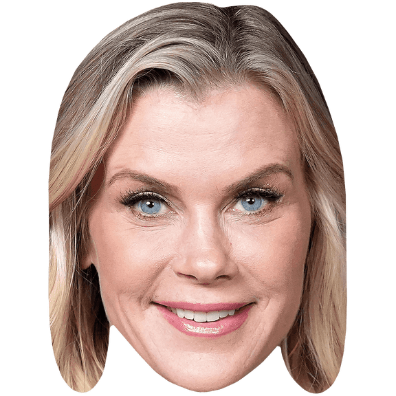Alison Sweeney (Blonde) Celebrity Mask, Flat Card Face, Fancy Dress Mask