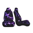 thumbnail image 5 of Zufioo Galaxy Lightning Print Car Seat Protectors, SUV, Truck, Van Seat Covers - Strap Design, High Elasticity and Dustproof, Car Interior Protectors Auto Parts-1, 5 of 9