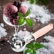 thumbnail image 5 of Cucharas para helado en acero inoxidable cuchara para helado con mango antideslizante para rosa, 5 of 8