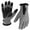 Gray, variant on Winter Work Gloves Fleece Lined Warm Touch Screen Driving Gloves with Zipper Black XL