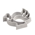 thumbnail image 2 of Kitchen Supply Cast-Aluminum Rosette-Iron Mold Turkey 3-1/4", 2 of 2