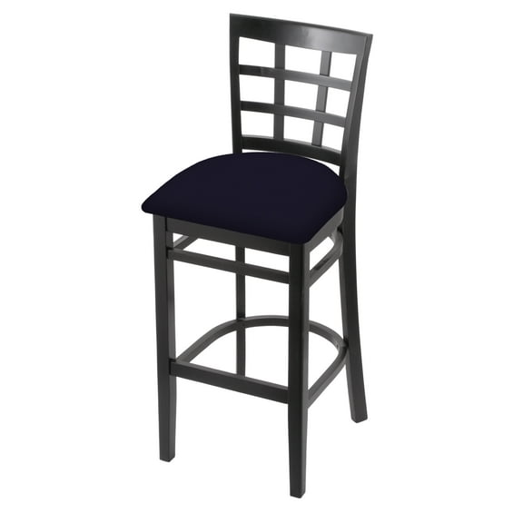 3130 30" Bar Stool with Black Finish and Canter Twilight Seat