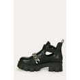thumbnail image 4 of Lady Godiva Cuban Chain Adorned Platform Cutout Lugged Bootie 20450, 4 of 6