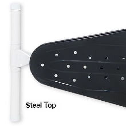 Homz T-Leg Adjustable Steel Top Ironing Board, Solid Blue - image 4 of 10