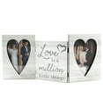 thumbnail image 4 of Marco de fotos con bisagras de tres pliegues Marco de fotos de madera con bisagra de tablero de plexiglás para fotos de mesa de bodas, 4 of 8