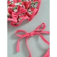 thumbnail image 5 of Hirigin Toddler Baby Girl Swimsuit 6 12 18 Months 2T 3T 4T Bathing Suit Bikini Sets Swimwear Summer Beach Wear with Hat, 5 of 8