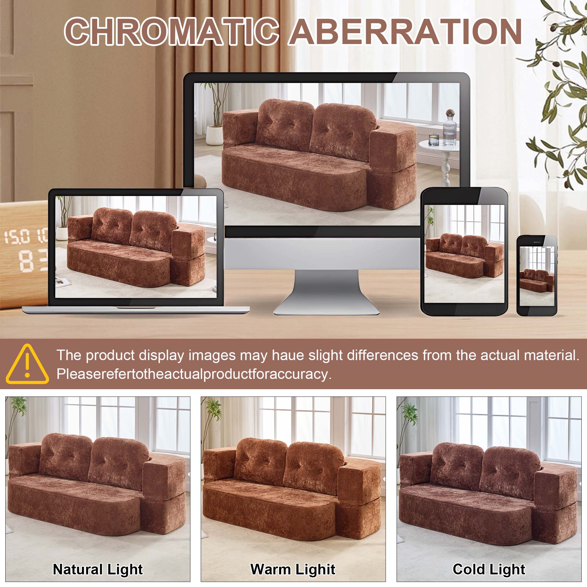 GNIXUU 78.7" W Boneless Cloud Loveseat Sofa, 2 in 1 Convertible Floor Folding Couch Bed Furniture, No Assembly Compressed Comfty Foam Lounge Sleeper for Apartment Office Bedroom Living Room