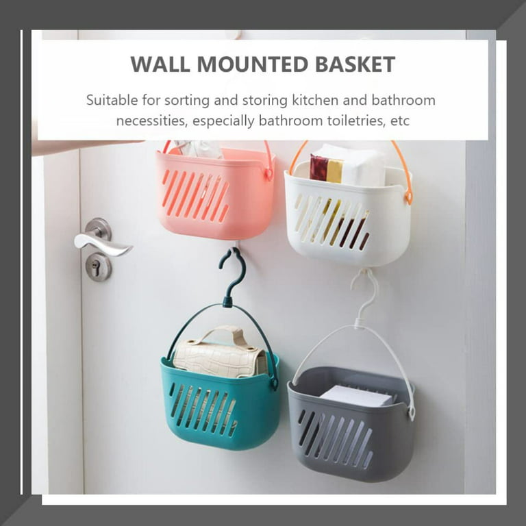Hanging Almond Green Shower Caddy Organizer Plastic Basket