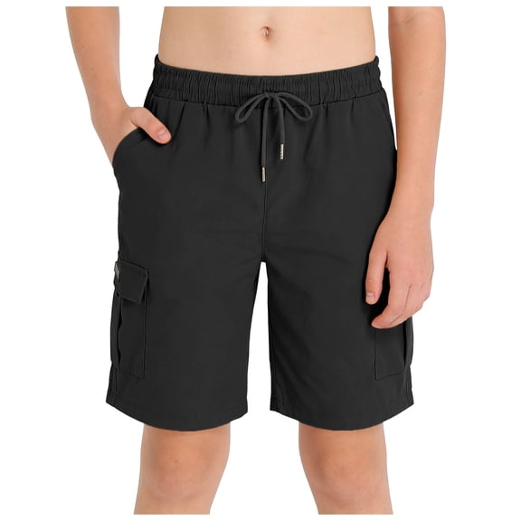 GXWEA Shorts For Teens 5T Boys Shorts Boys Shorts Youth Lightweight Pull-On Hiking Shorts For Sports Outdoor