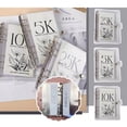thumbnail image 3 of Naiovety Kit de desafío de sobre de presupuesto de plástico Libro de ahorros para el desafío de ahorro de dinero Desafío de ahorro 5K, 3 of 6
